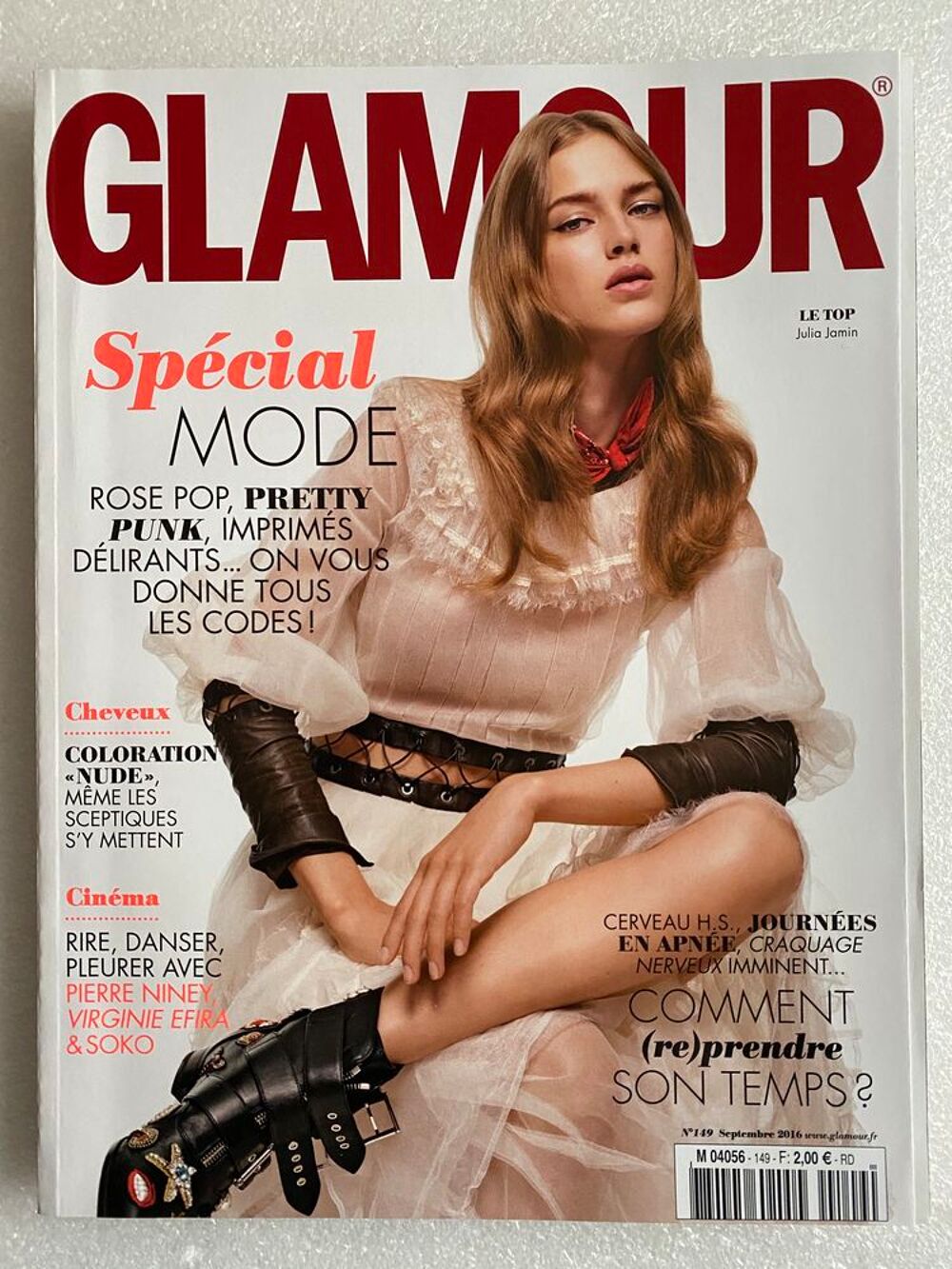 GLAMOUR n&deg;149 septembre 2016 Sp&eacute;cial Mode/Julia Jamin/ Virgi Livres et BD