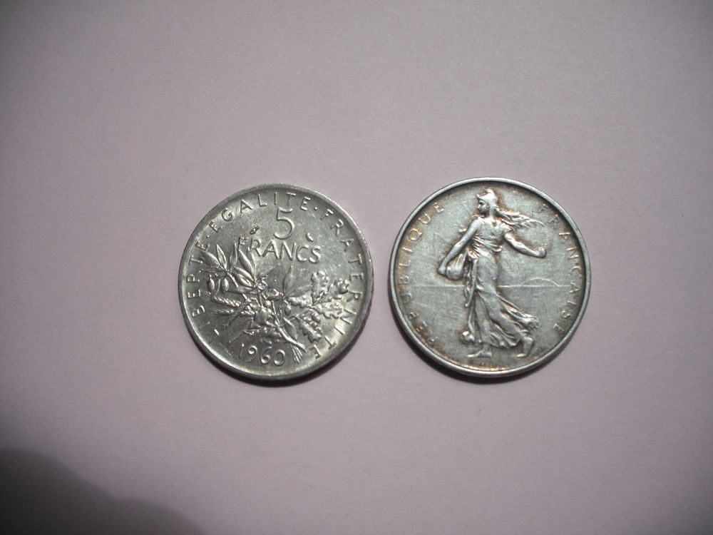 pi&egrave;ce de 5f argent 1960 