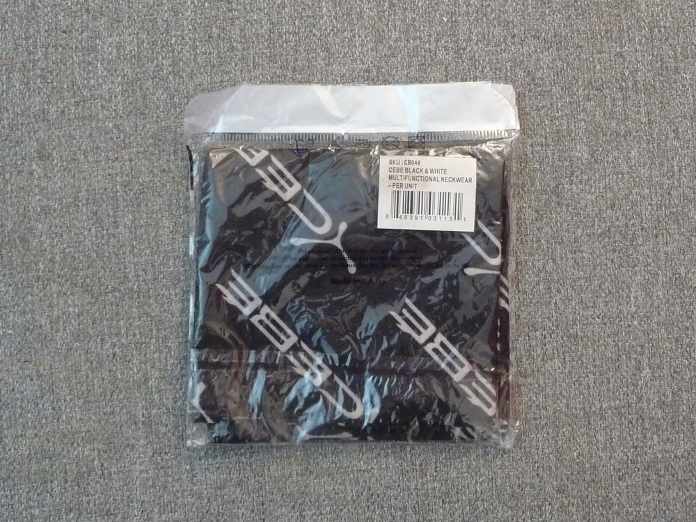 Tissu Multifunctional Neckwear Microfibre Noir Logo "C&eacute;b&eacute;" Vêtements