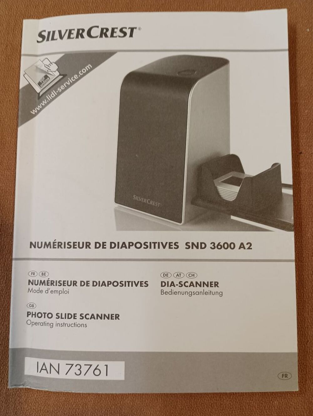 Scanner Diapositives et N&eacute;gatifs SilverGrest. Photos/Video/TV