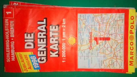 Carte routière Shell 1998 Schleswig-Holstein, 0 Battrans (70)