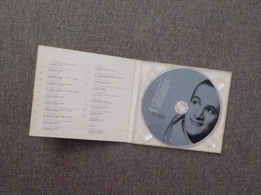 Tino Rossi- CD Album 20 Titres de L&eacute;gende- Wagram CD et vinyles