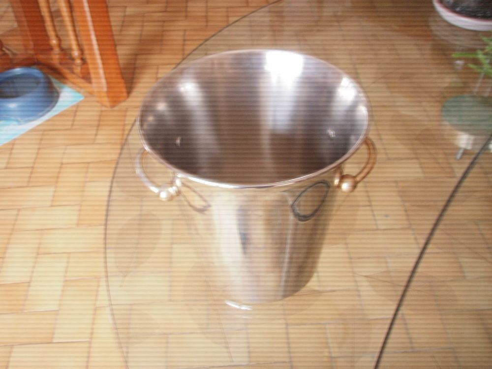 Seau &agrave; glace en inox Jean Couzon. Neuf (jamais utilis&eacute;). Cuisine
