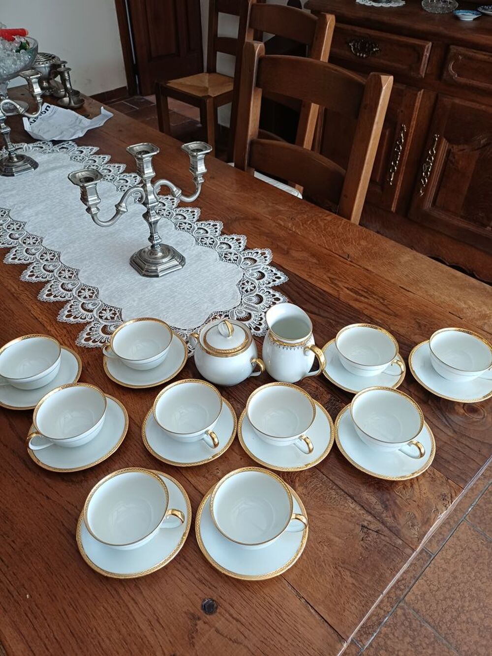 Service &agrave; caf&eacute; ?? porcelaine de limoges Cuisine