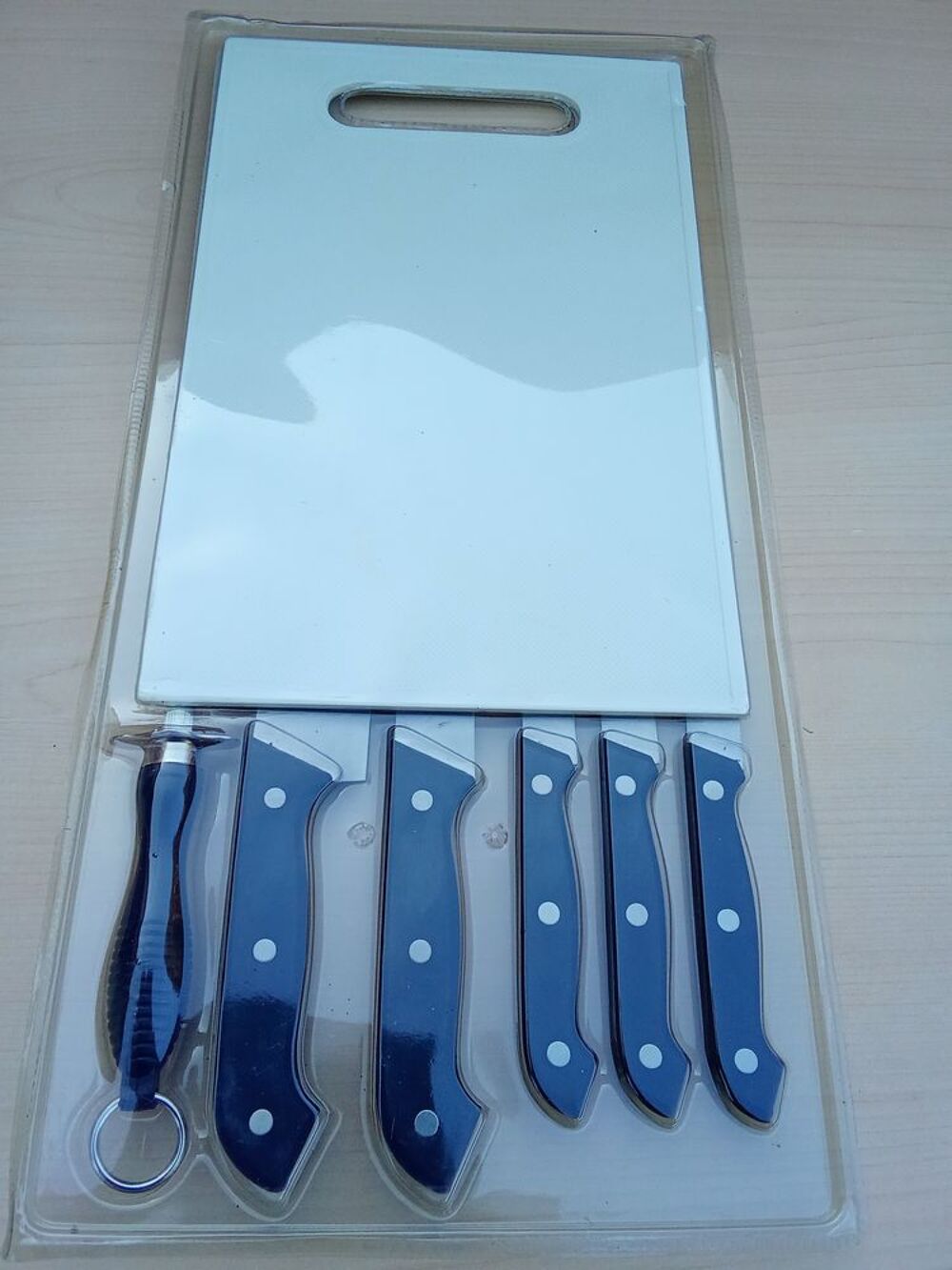 S&eacute;rie de 5 couteaux sup&eacute;rieurs INOX Cuisine
