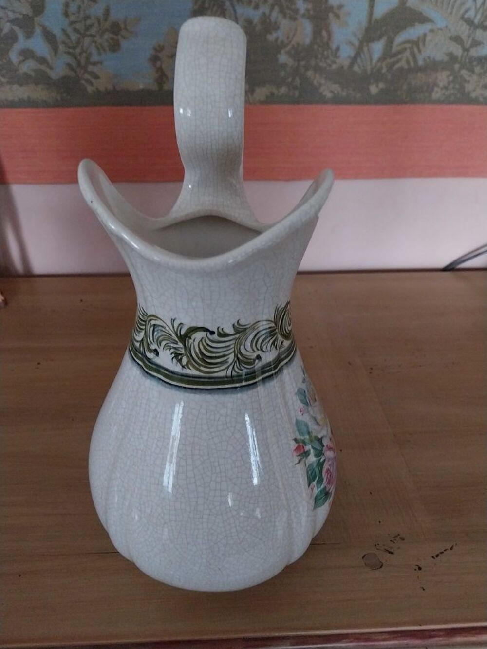 Grand pichet ou broc poterie vintage Décoration