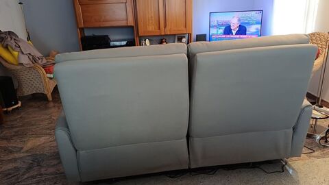 Canap� Relax 2 places et demi, tissu gris clair 100 Reichshoffen (67)