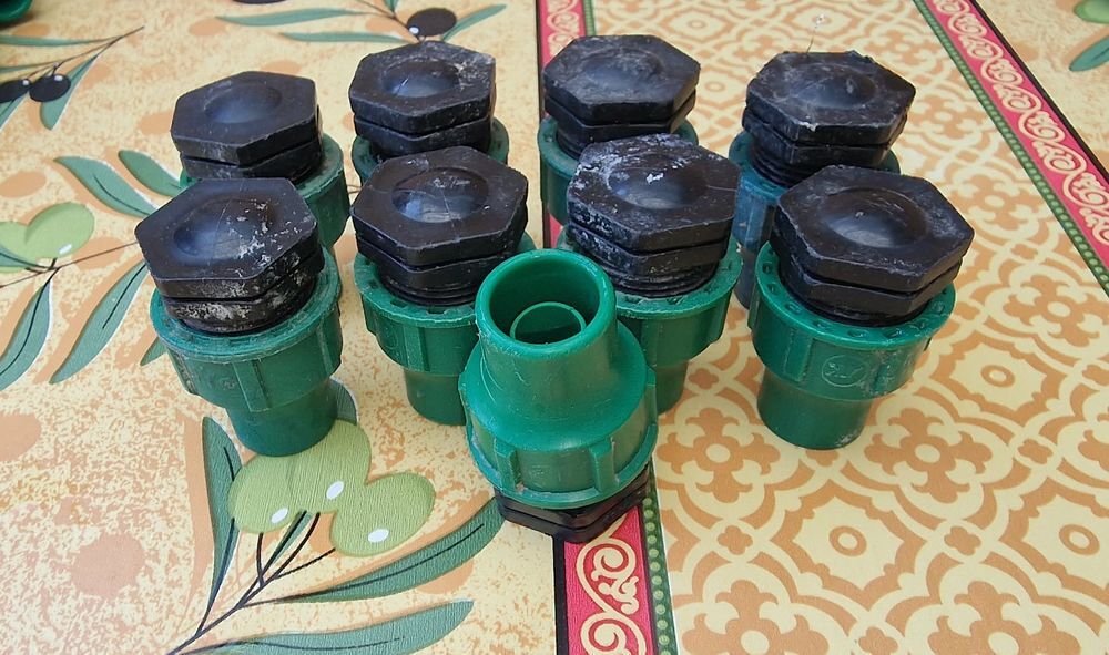 9 Bouchons de montage pour arrosage 16mm Jardin