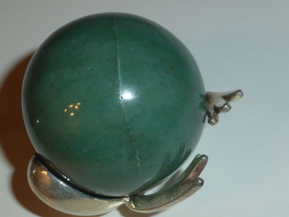 Grenouille 3 morceaux argent et pierre 