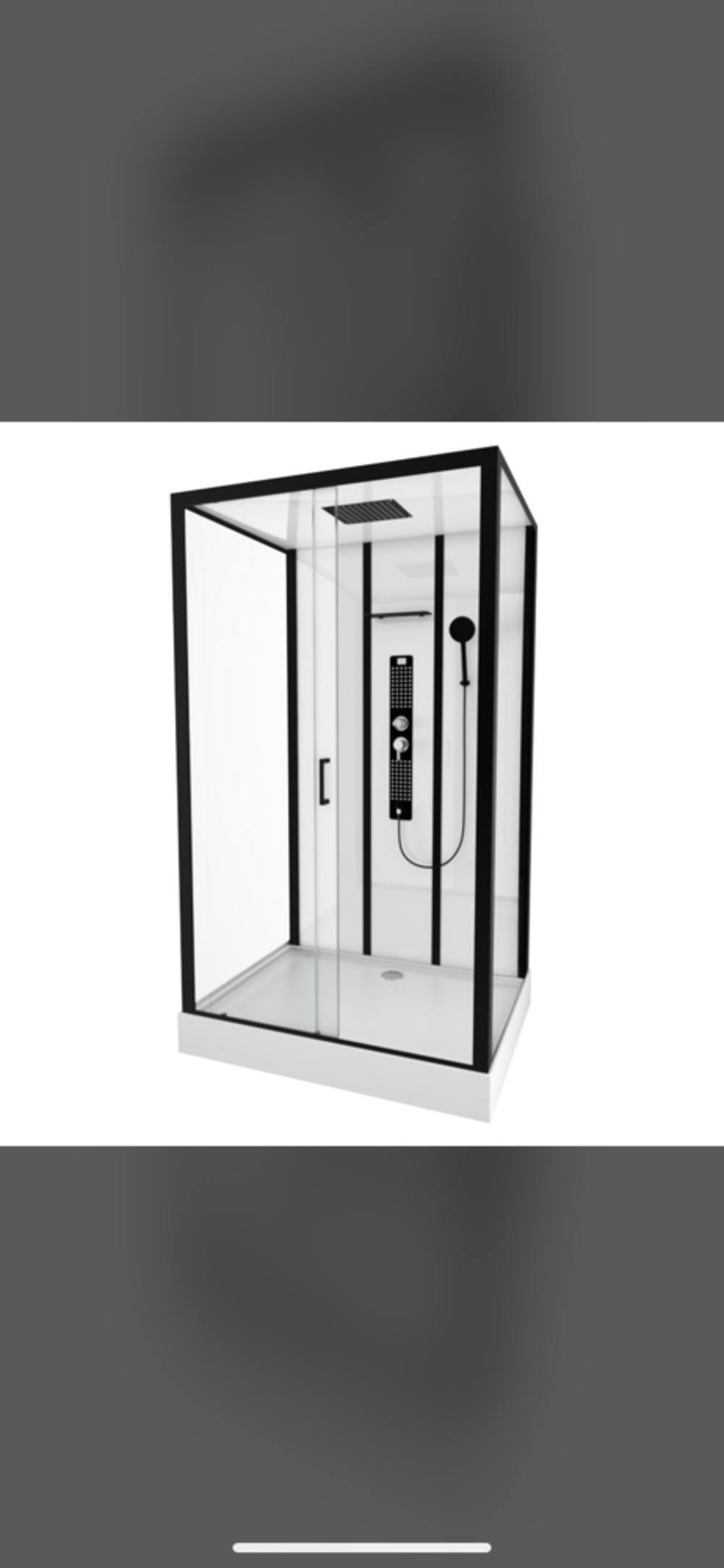 Cabine douche 115x90x215 Valeurs 850 euros. Meubles