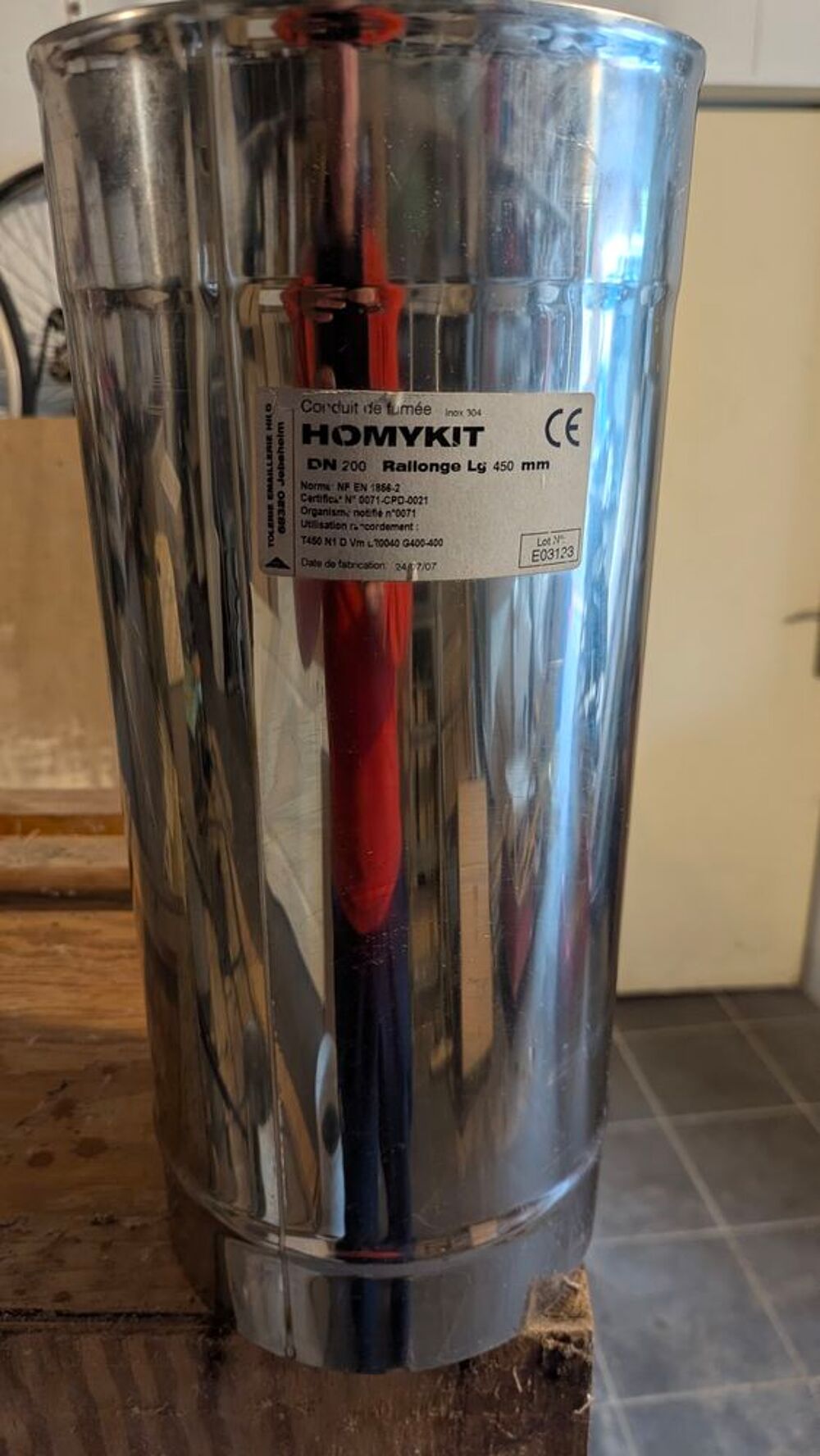 Conduit de fum&eacute;e Bricolage