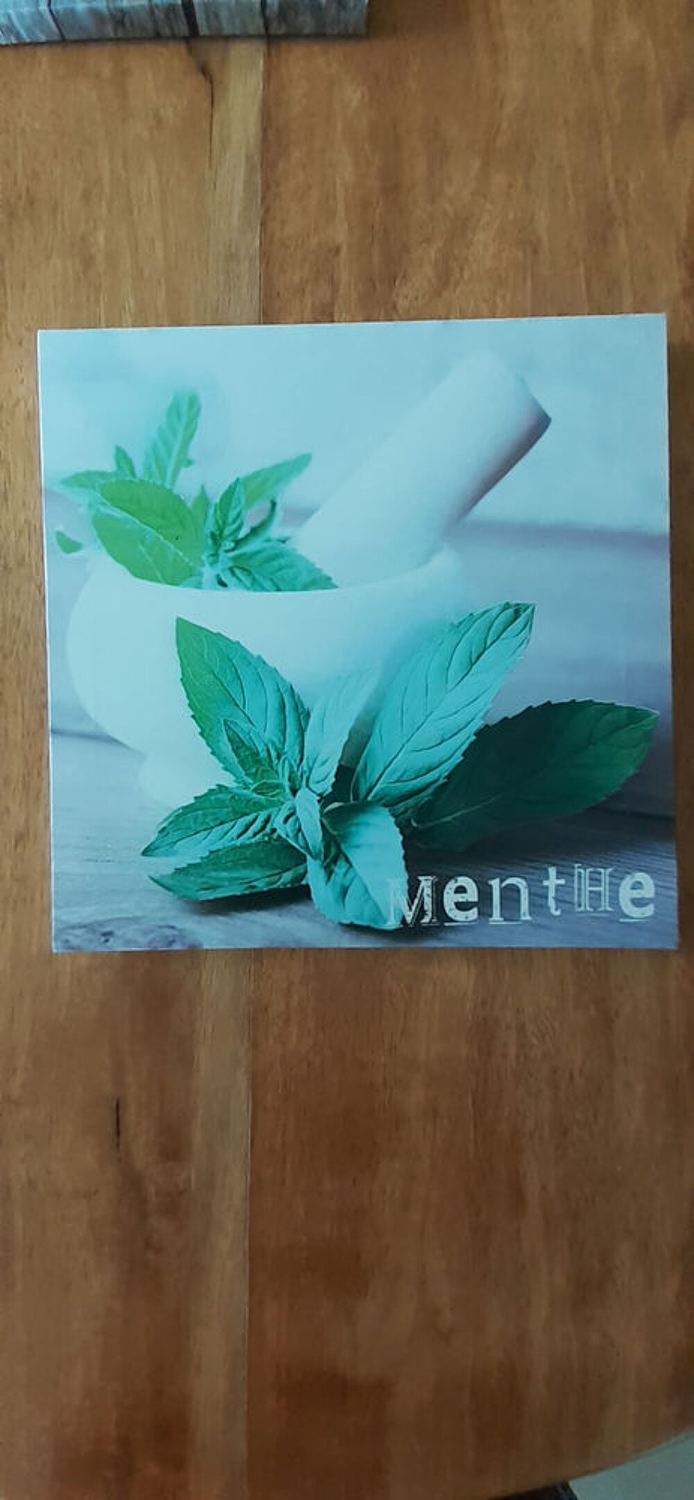 lot de 2 tableaux Motif Herbes Aromatiques Décoration