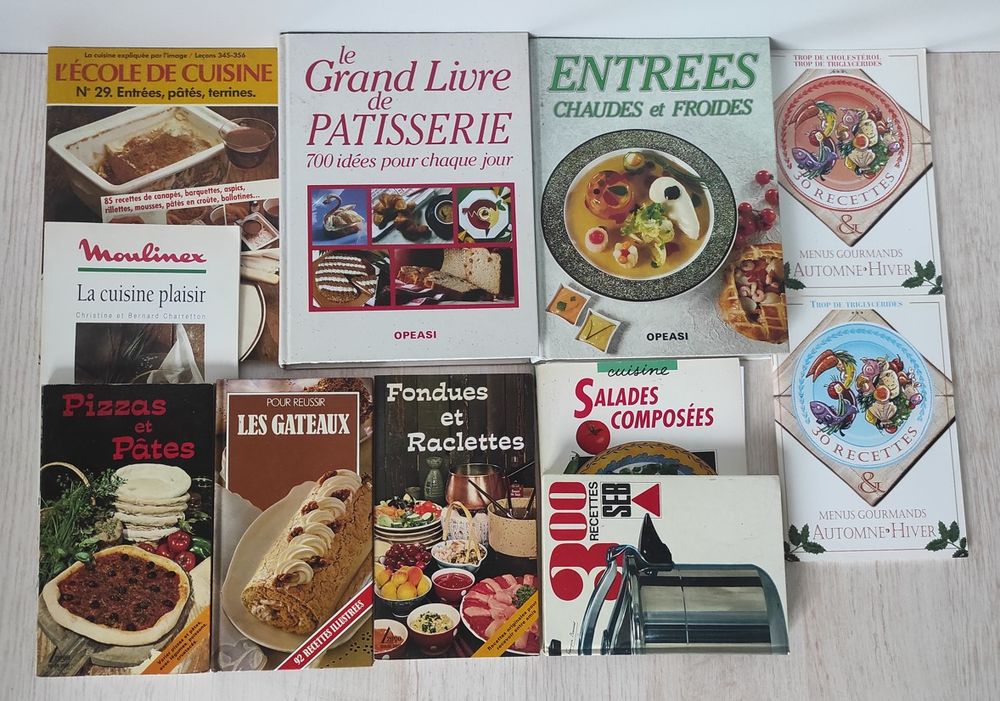 Livres de cuisine (le lot de 11 livres) Livres et BD