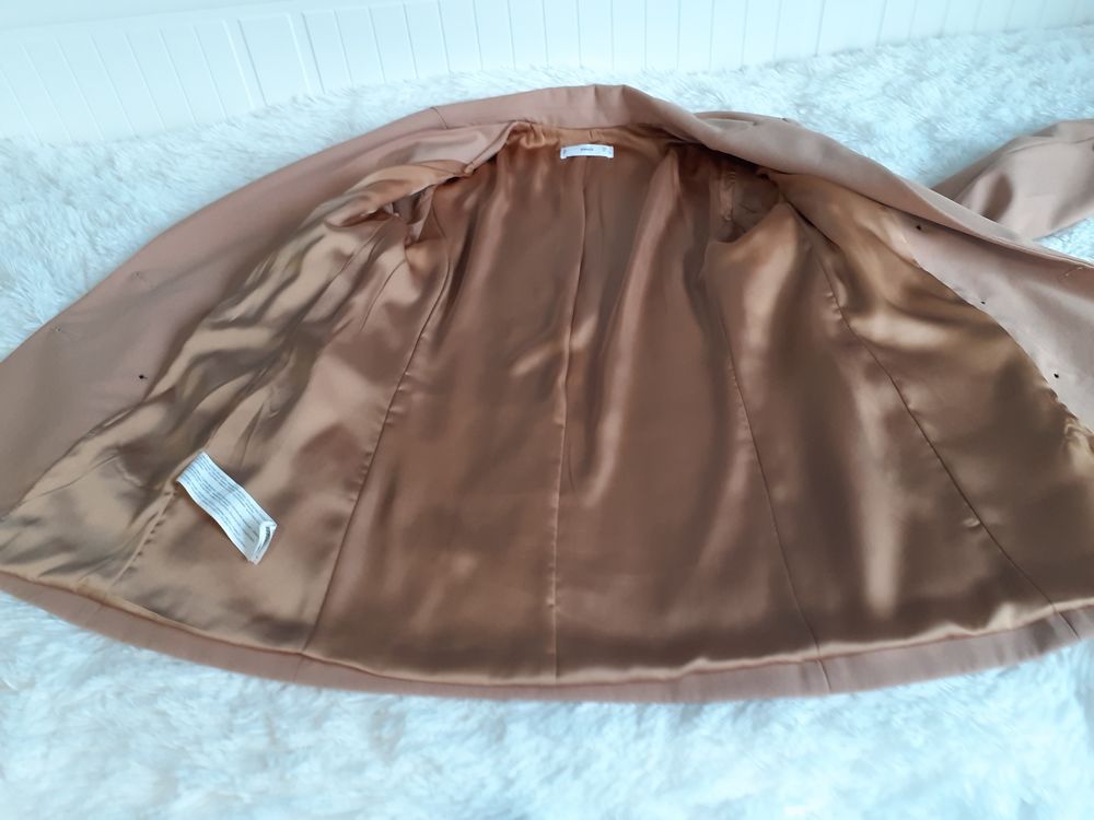 VESTE femme beige MNG taille 34 Vêtements