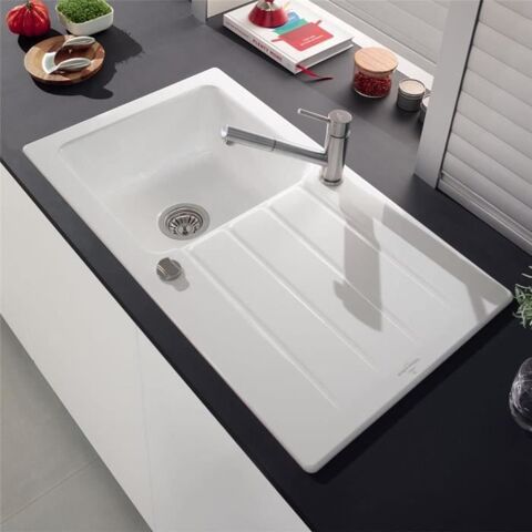 Levier blanc  c�ramique  avec  son meuble  etat neuf  250 Viry-Ch�tillon (91)