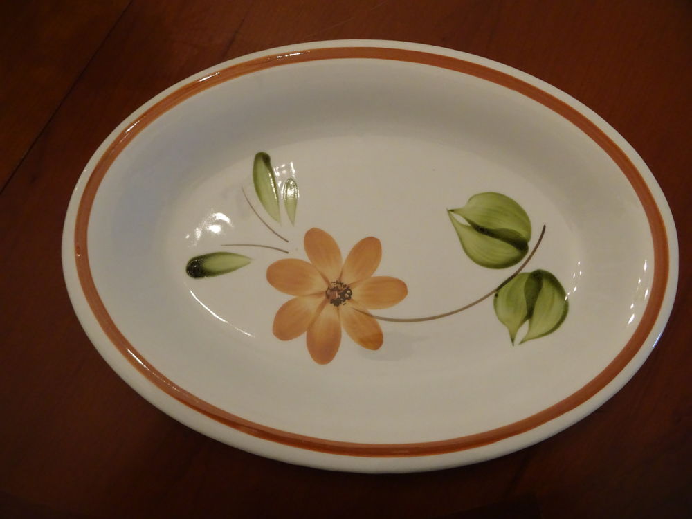 Assiettes c&eacute;ramique d&eacute;cor fleurs Cuisine