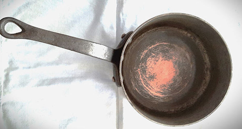 Ancienne Po&ecirc;le Cuivre 16,5 cm Cuisine