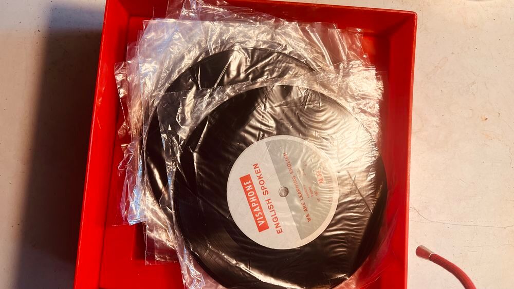 COURS D'ANGLAIS VISAPHONE. LIVRES et DISQUES CD et vinyles