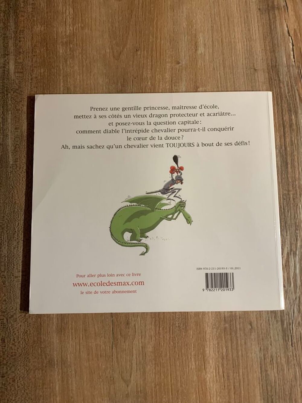 Livre enfant \'\' La princesse le dragon et le chevalier intr&eacute;pide \'\' Livres et BD