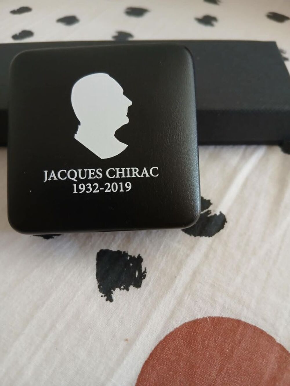  Coffret pi&egrave;ce collection m&eacute;moire de Jacques Chirac N&deg;1398 