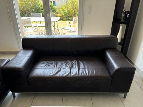 Canap marron 47 Betton (35)