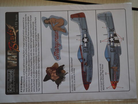 D�cals P-51 mustann europe  1/72  Pt 2 12 Lunel (34)