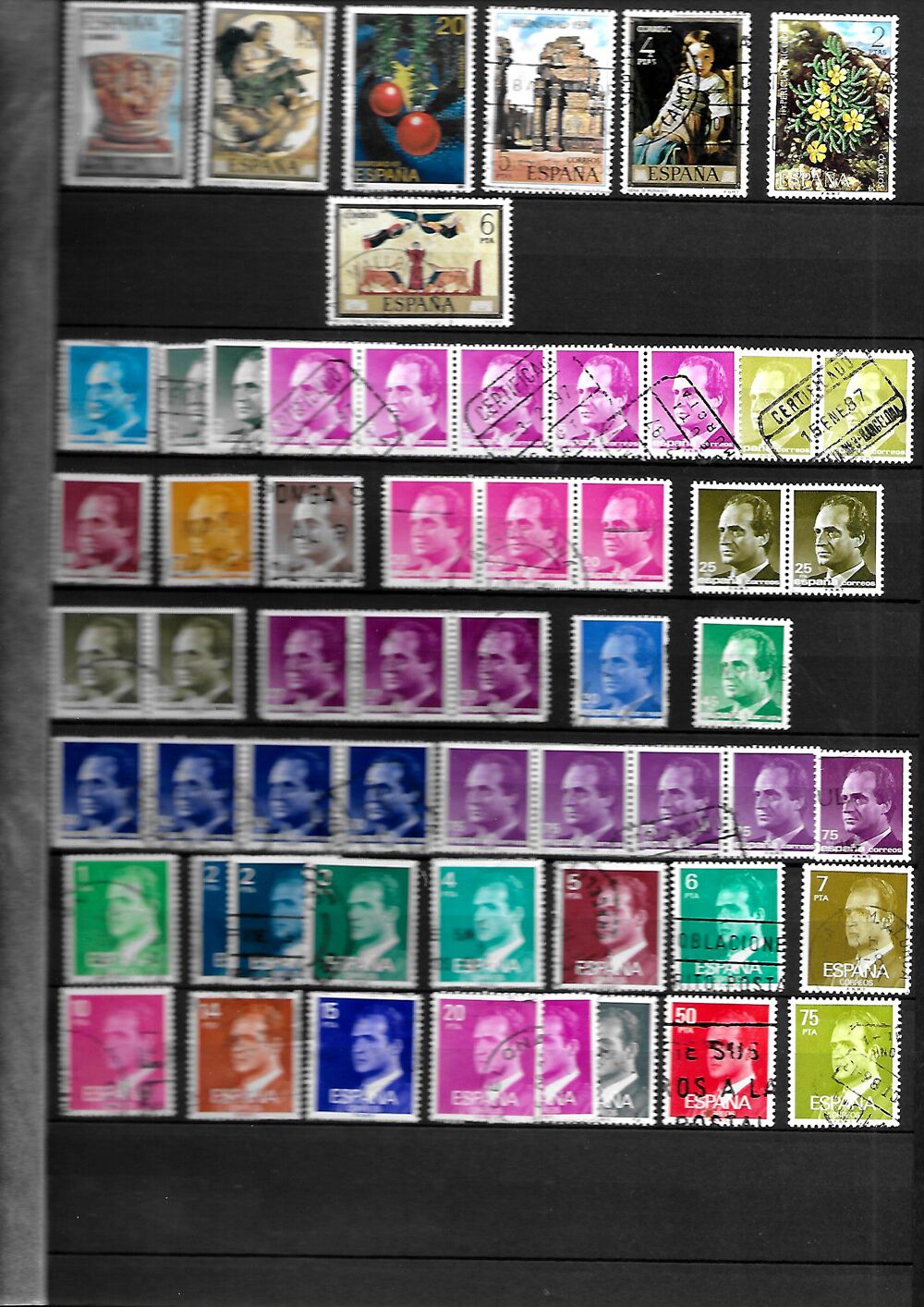 Timbres d'ESPAGNE 