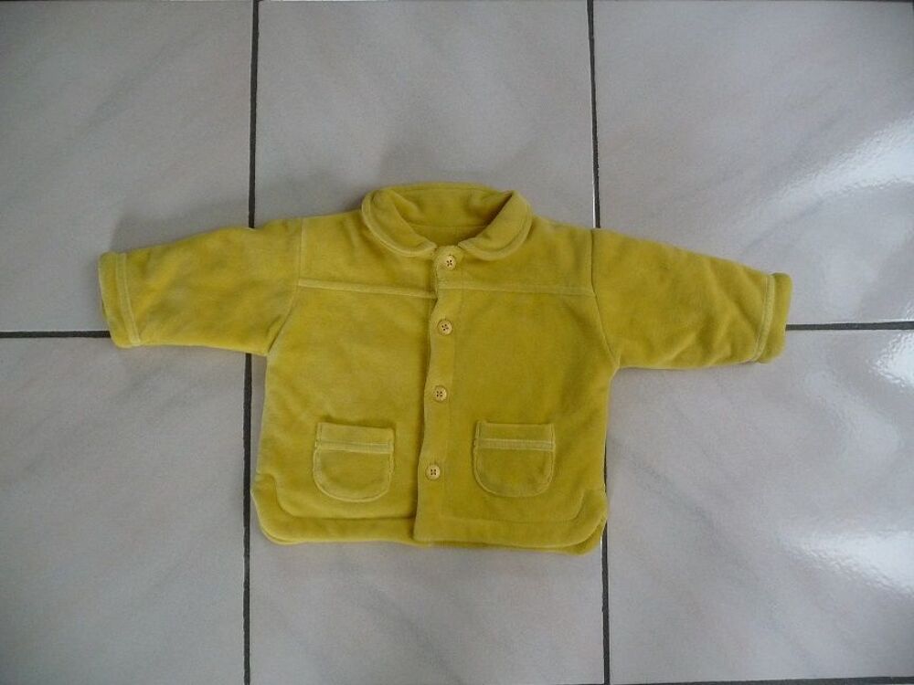 Ensemble velours jaune taille 1 an - NEUF Vêtements enfants