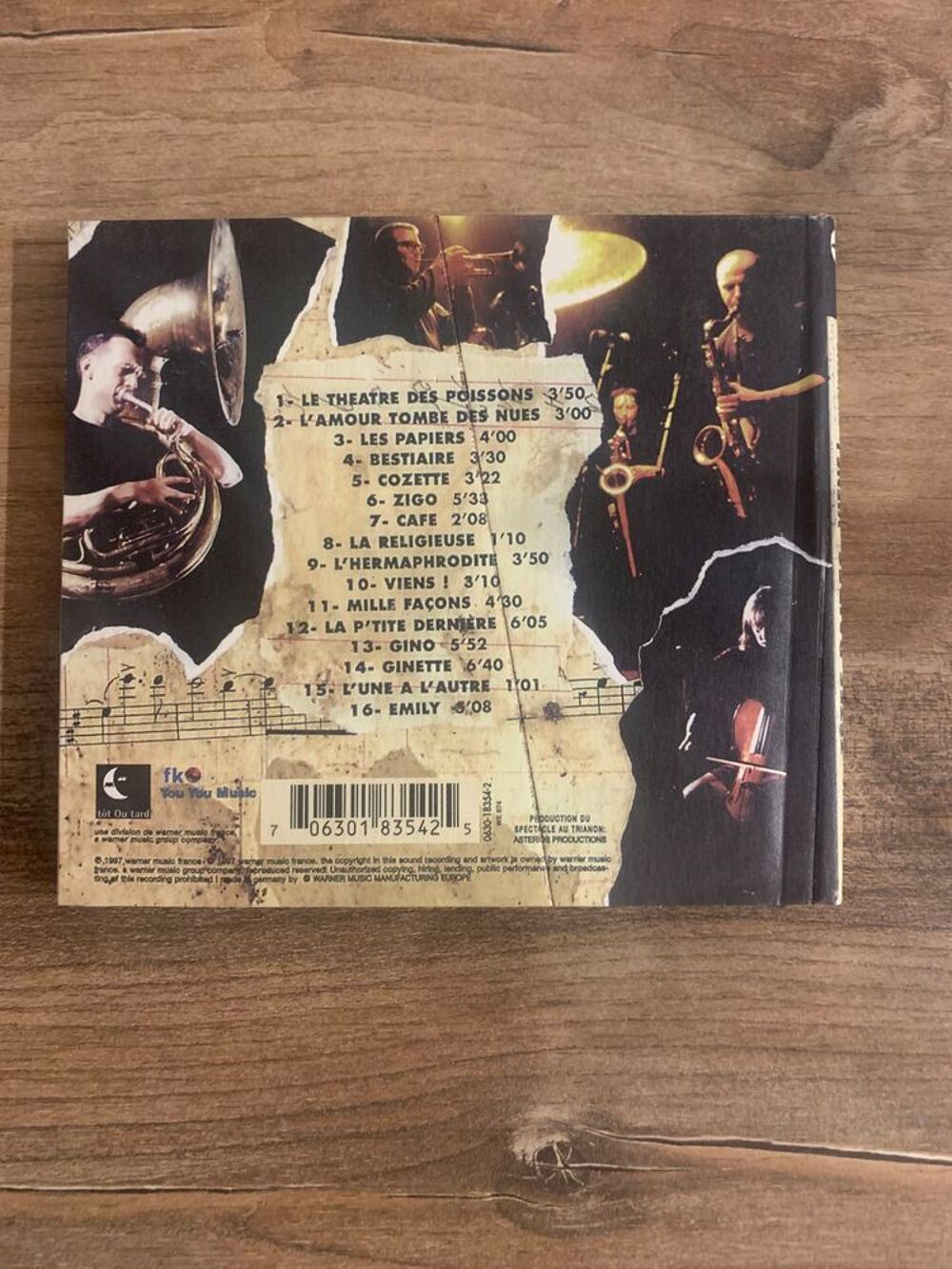 CD T&ecirc;tes raides " Viens " CD et vinyles