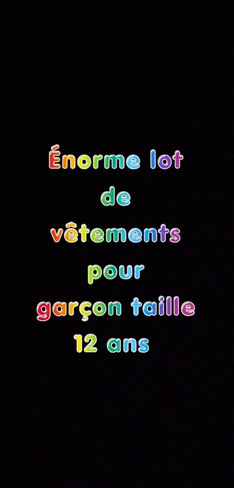 norme lot de 19 vtements pour garon taille 12 ans 40 Laval (53)