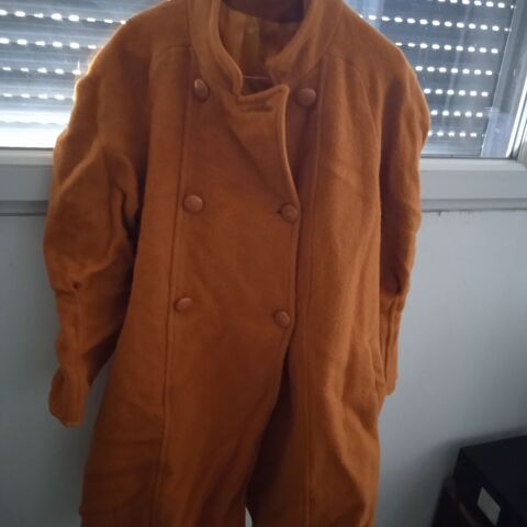 Manteau moutarde pure laine vierge moutarde T 42 fermeture b 15 Saint-Rambert-d'Albon (26)