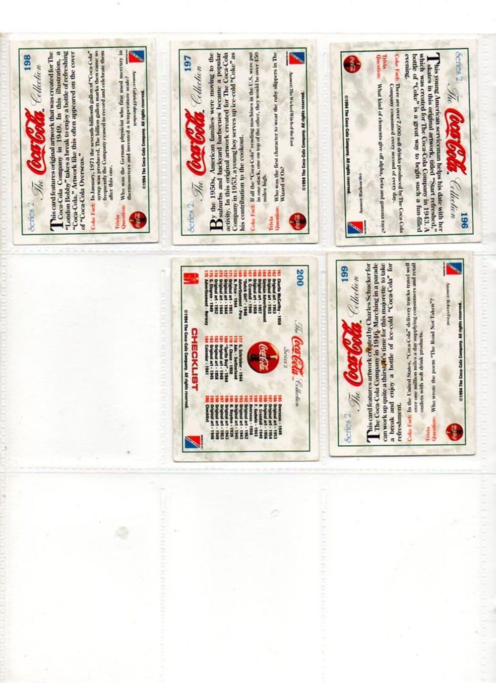 CARTES DE COLLECTION 