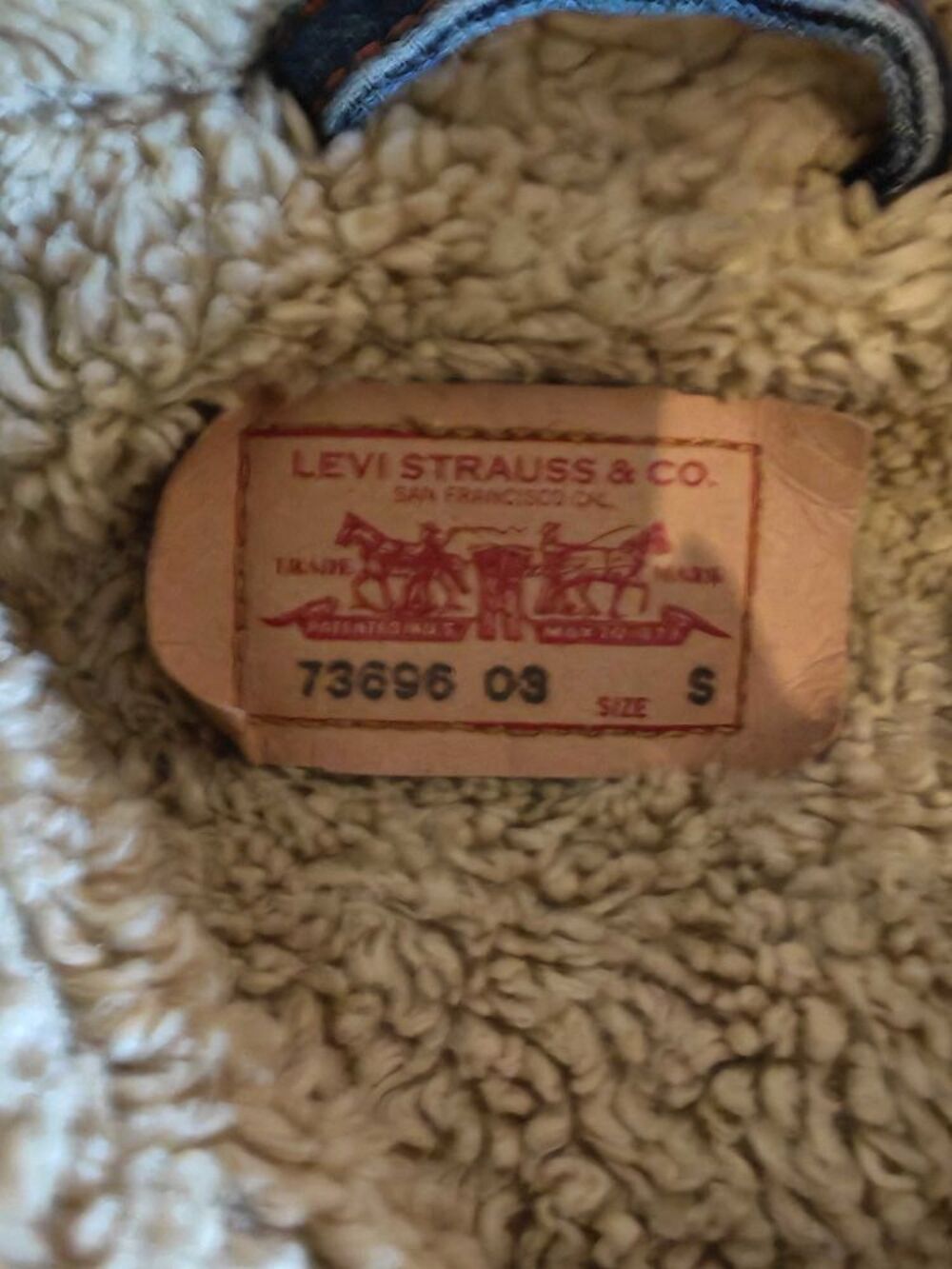 Veste levi's vintage modele 7369603 Vêtements