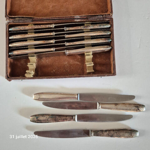 Coffret de 12 couteaux en métal argenté                      55 Saumur (49)