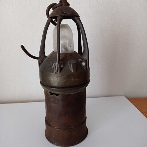 authentique lampe de mineur ancienne 40 Hnin-Beaumont (62)