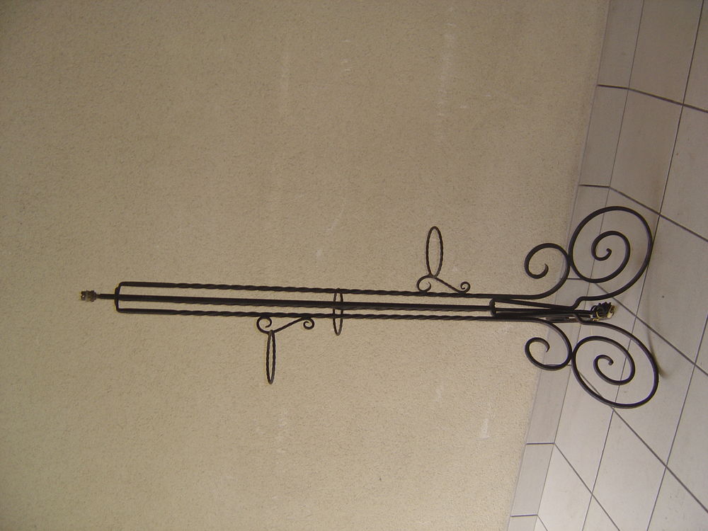 lampadaire fer forg&eacute; Bricolage