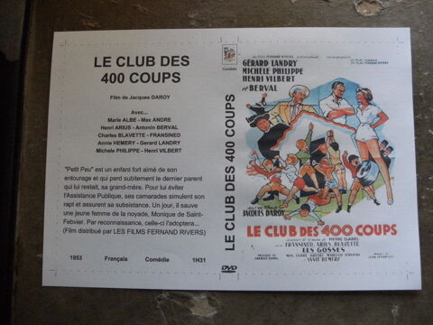 Rare film :   Le club des 400 coups   40 Saint-M�dard-en-Jalles (33)