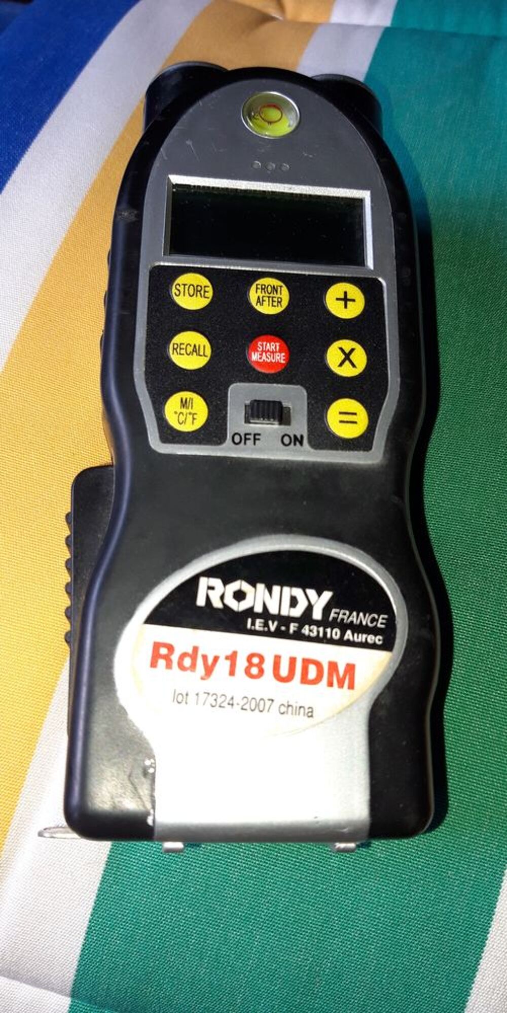 T&eacute;l&eacute;m&egrave;tre laser d'int&eacute;rieur RONDY RDY 18 UDM Bricolage
