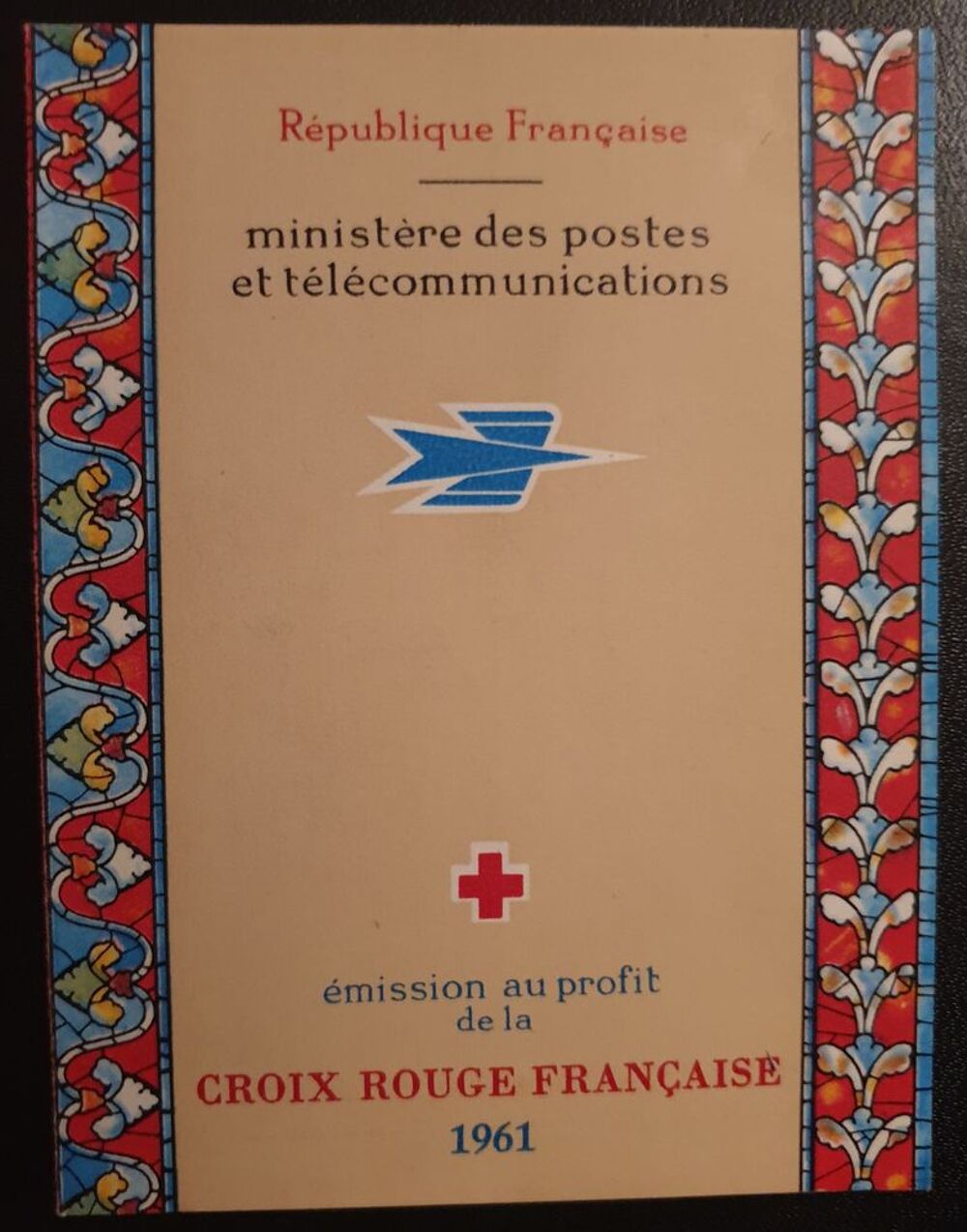 Carnet Croix Rouge 2010 de 1961 EM 