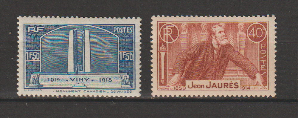 Timbres Neufs Ann&eacute;e 1936 