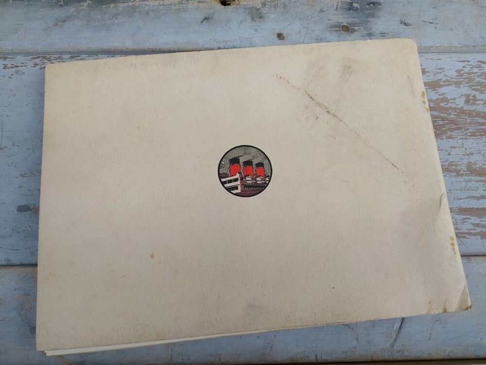 Plaquette Mediterranean Moroccan Cruises Paquebot CGT 1930 