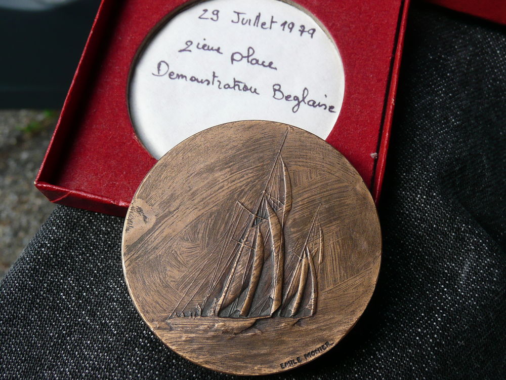 M&eacute;daille bronze Voile R&eacute;gates 2 i&eacute;me place 