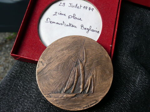 Médaille bronze Voile Régates  2 iéme place 35 Bordeaux (33)