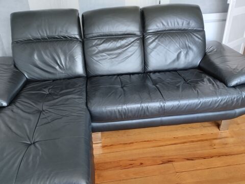 Canap d'angle en cuir 350 Billre (64)