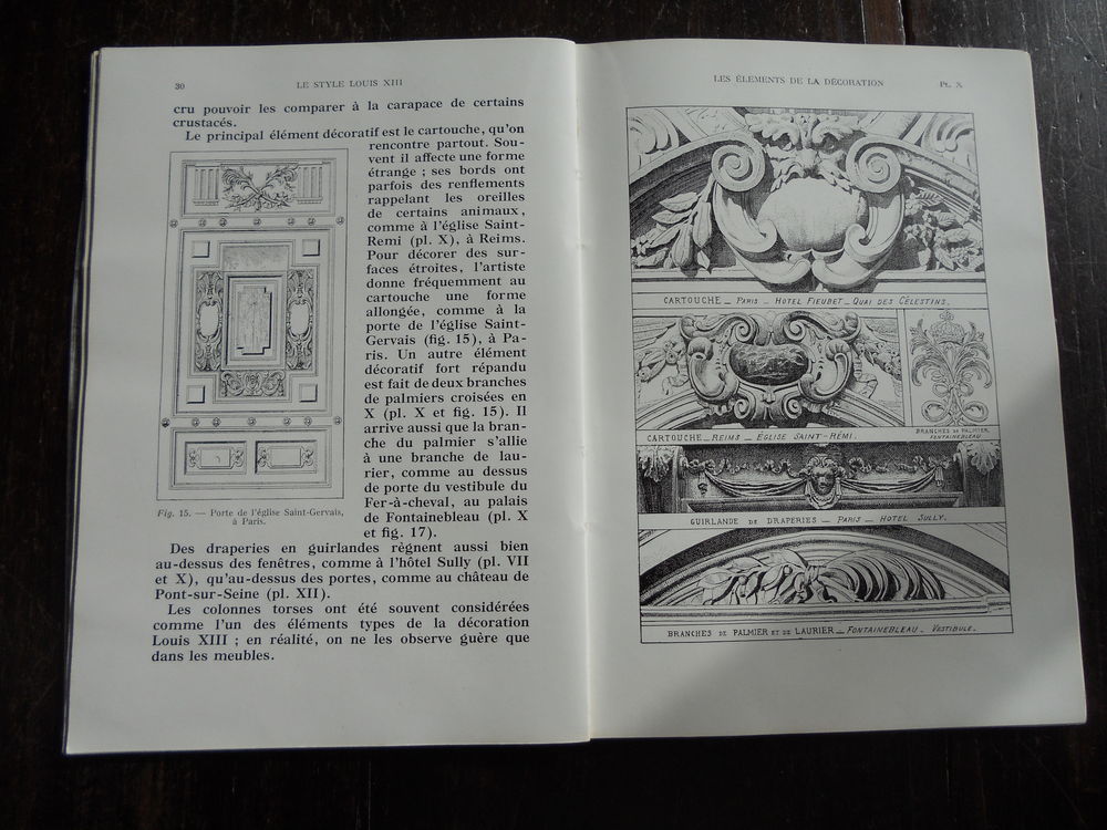 Le STYLE LOUIS XIII .LA GRAMMAIRE des STYLES par R.DUCHER Livres et BD