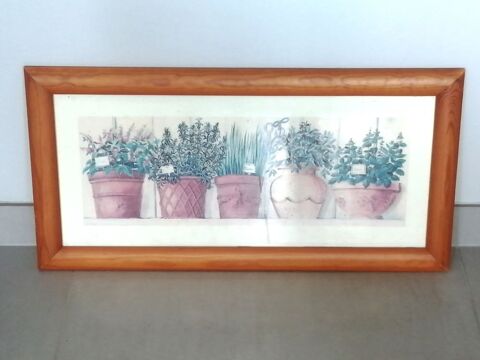 Tableau reprsentant  des plantes aromatiques 8 Puteaux (92)