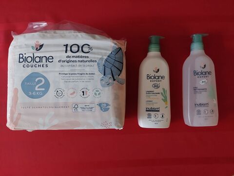 Lot Biolane Expert ? Couches Taille 2 + Eau Nettoyante Inubi Narbonne (11)