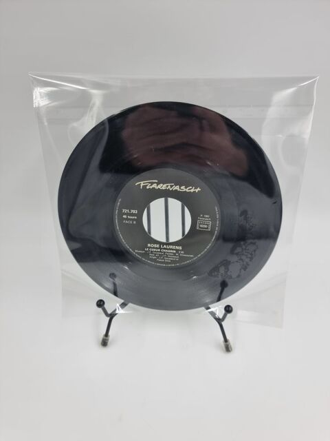 Vinyle 45 tours Rose Laurens : Le C?ur Chagrin / Africa  1 Vulbens (74)