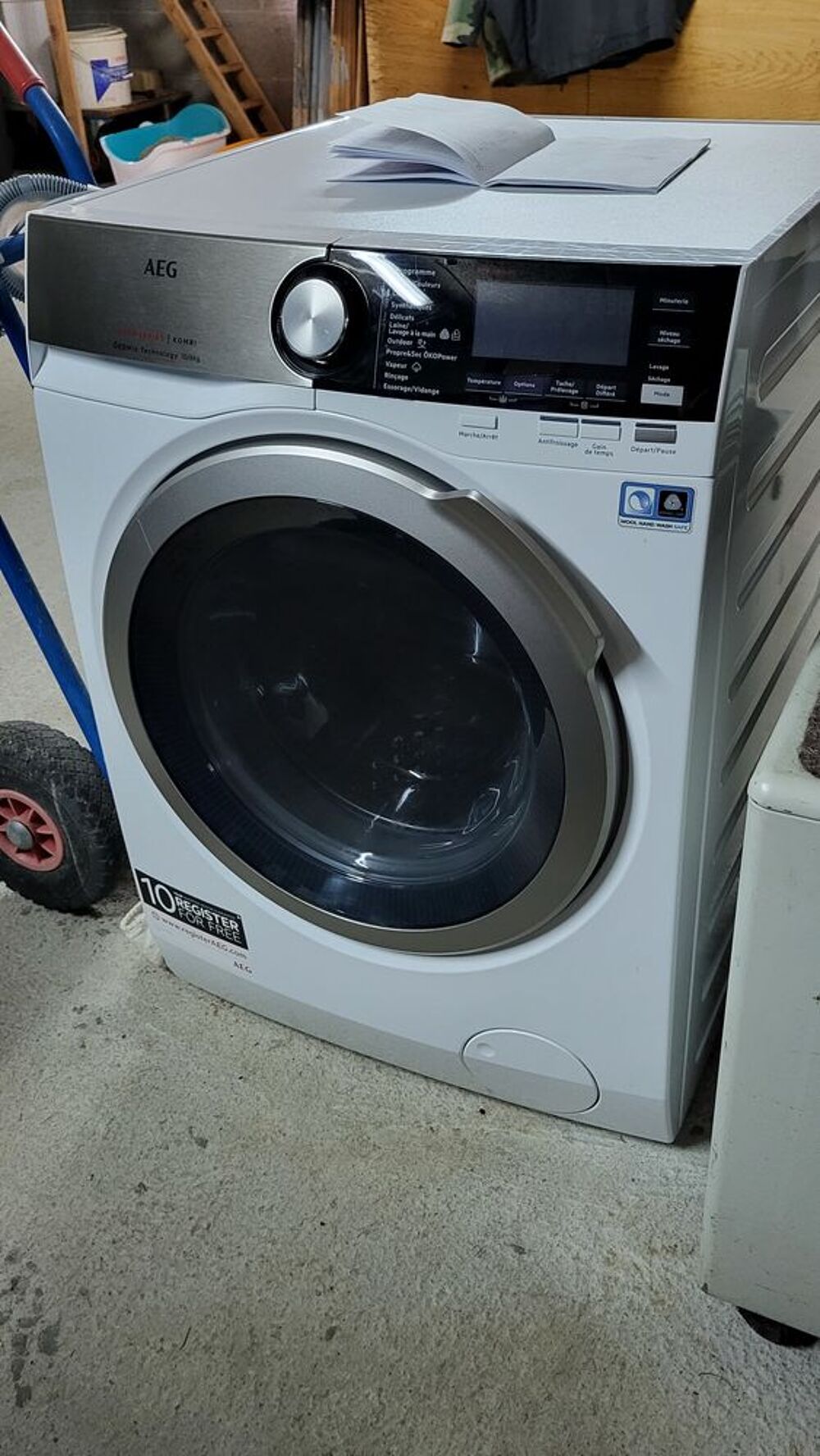 MACHINE A LAVER SECHANTE AEG SERIE 8000 Electroménager