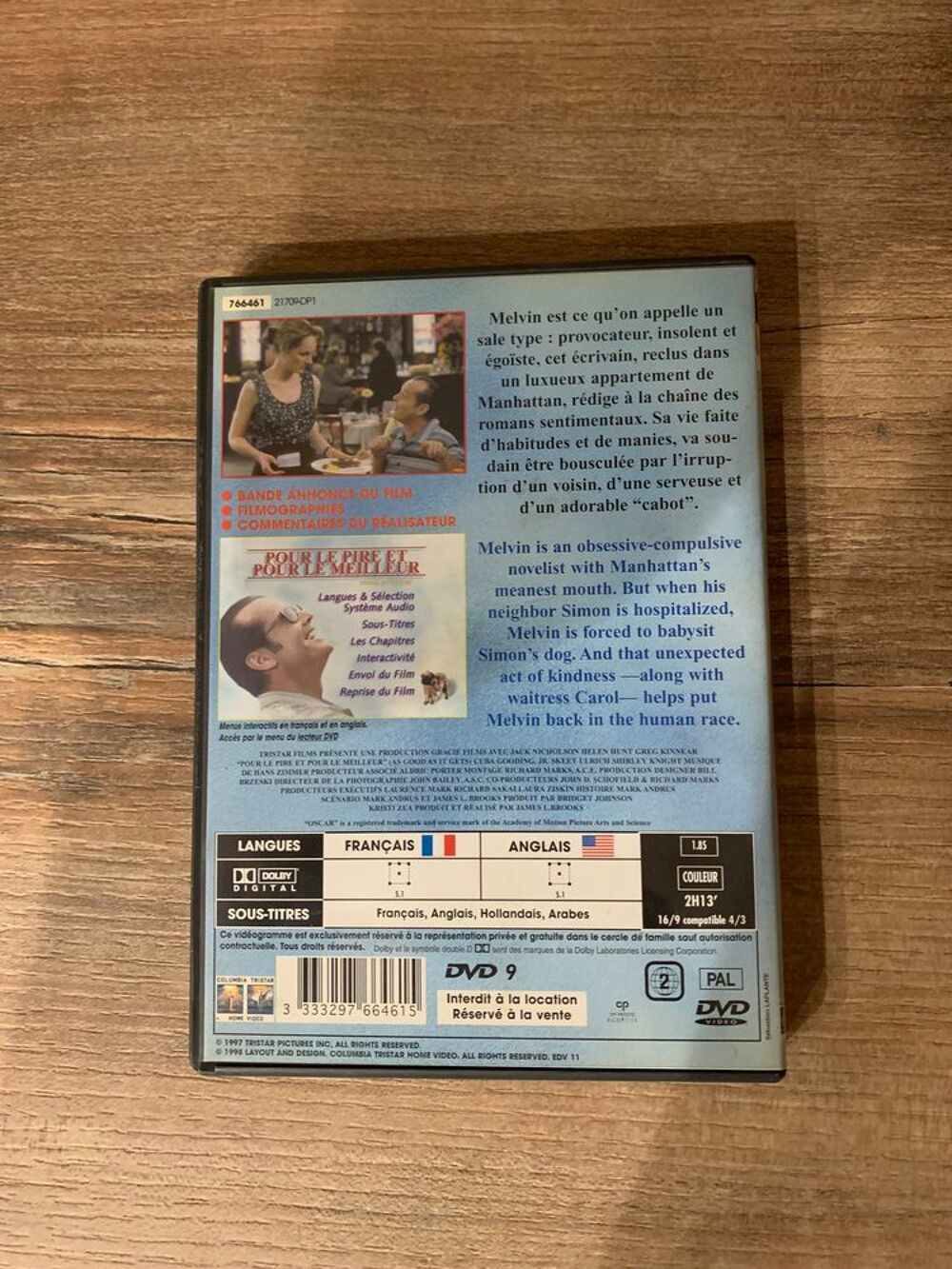 DVD " Pour le pire et pour le meilleur " DVD et blu-ray
